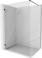 Mexen Лунар душ параван Walk-in ляв 130 x 200 см, прозрачен 8 мм, черен - 830-130-000-70-00-L