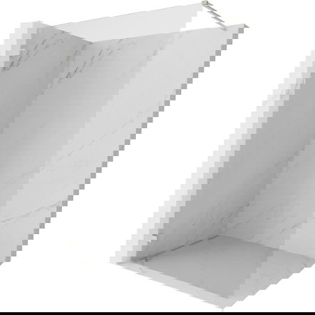 Mexen Lunar душ кабина Walk-in лява 50 x 200 см, прозрачен 8 мм, матиран никел - 830-050-000-97-00-L