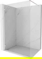 Mexen Lunar душ екран Walk-in ляв 100 x 200 см, прозрачен 8 мм, матиран никел - 830-100-000-97-00-L