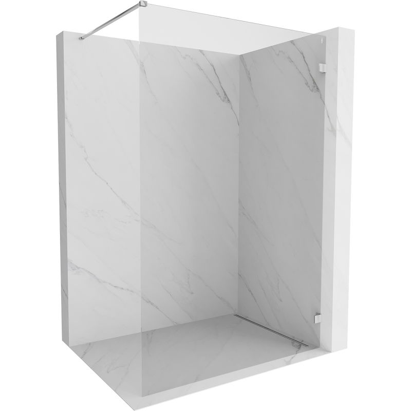 Mexen Lunar стена за душ тип Walk-in дясна 80 x 200 см, прозрачна 8 мм, хром - 830-080-000-01-00-P