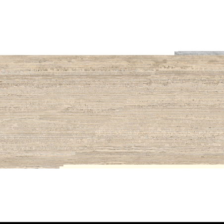 Mexen Neo Travertino Liner Natural полиран порцелан ректифицирана G1, плочка за под и стена 120 x 60 cm, мат - TL302-120-060-05