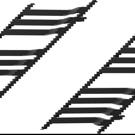 Mexen Loop радиатор за баня 750 x 375 мм, 413 W, черен - W129-0750-350-00-70