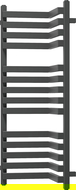 Mexen Loop ъглов отоплител за баня 1000 x 375 мм, 572 W, антрацит - W129-1000-350-00-66