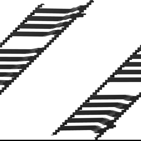 Mexen Loop ъглов радиатор за баня 1000 x 375 мм, 572 W, черен - W129-1000-350-00-70