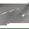 Mexen Lunar стена за душ Walk-in дясна 140 x 200 cm, прозрачна 8 mm, бяла - 830-140-000-20-00-P
