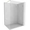 Mexen Lunar душ стена Walk-in дясна 120 x 200 cm, прозрачна 8 mm, злато - 830-120-000-50-00-P