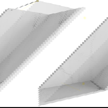 Mexen Lunar душ стенно Walk-in дясно 130 x 200 cm, прозрачно 8 mm, златно - 830-130-000-50-00-P