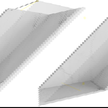 Mexen Lunar душ екран Walk-in десен 60 x 200 см, прозрачен 8 мм, златно матово - 830-060-000-55-00-P