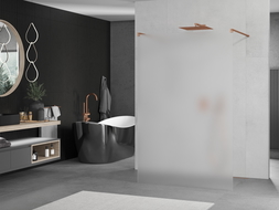 Mexen Kioto свободностояща душ кабина 120 x 200 см, матирано 8 мм, розово злато - 800-120-002-60-30