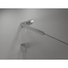 Mexen Lunar L стенен душ Walk-in ляв 50 x 200 см, прозрачен 8 мм, хром - 830L-050-000-01-00-L