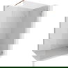 Mexen Lunar душ кабина Walk-in дясна 160 x 200 cm, прозрачен 8 mm, розово злато - 830-160-000-60-00-P