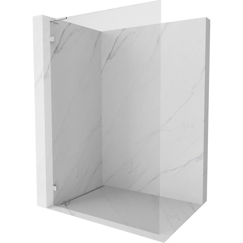 Mexen Lunar L душ стена Walk-in лява 80 x 200 cm, прозрачна 8 mm, хром - 830L-080-000-01-00-L