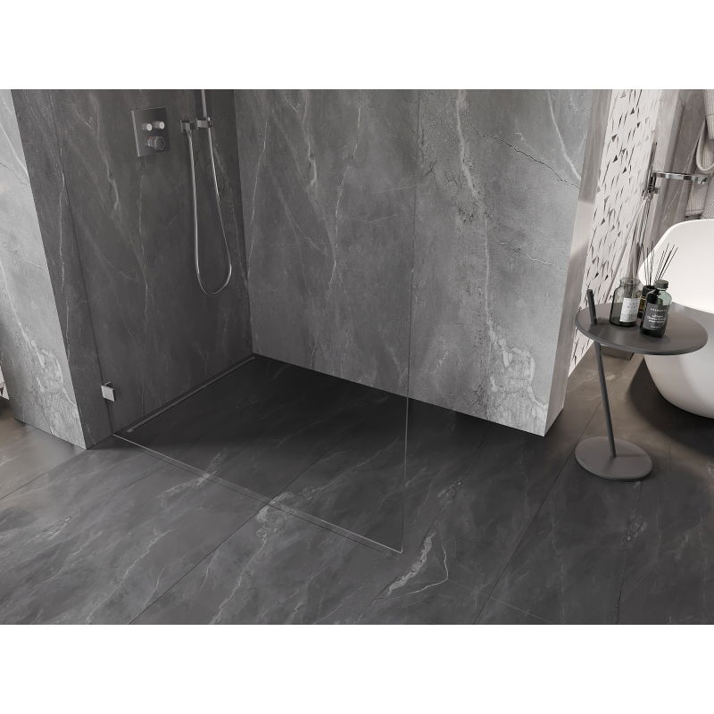 Mexen Lunar L Стенен параван за душ Walk-in ляв 120 x 200 см, прозрачен 8 мм, хром - 830L-120-000-01-00-L