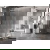 Mexen Lunar L душ параван Walk-in ляв 80 x 200 cm, прозрачен 8 mm, бял - 830L-080-000-20-00-L