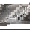 Mexen Lunar L душ кабина Walk-in лява 90 x 200 cm, прозрачна 8 mm, бяла - 830L-090-000-20-00-L