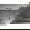 Mexen Kioto свободностояща душа стена 100 x 200 см,transparent/матово 8 мм, златна - 800-100-002-50-35