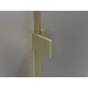 Mexen Lunar L стена за душ Walk-in лява 120 x 200 см, прозрачна 8 мм, златно четкано - 830L-120-000-55-00-L