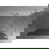 Mexen Kioto свободностояща душ стена 100 x 200 cm, графит 8 mm, хром - 800-100-002-01-40