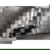 Mexen Lunar душ кабина Walk-in дясна 160 x 200 см, прозрачен 8 мм, черна - 830-160-000-70-00-P