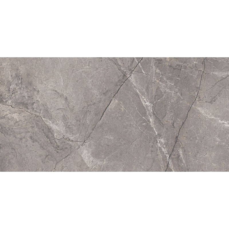 Mexen Litava Grey полиран гранитогрес ректифициран G1, подова и стенна плочка 120 x 60 cm, гравиране - TL406-120-060-03
