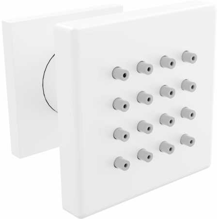 Mexen странична дюза за външно ръмпинг, бяла - 79360-20