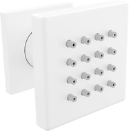 Mexen странична дюза за външно ръмпинг, бяла - 79360-20