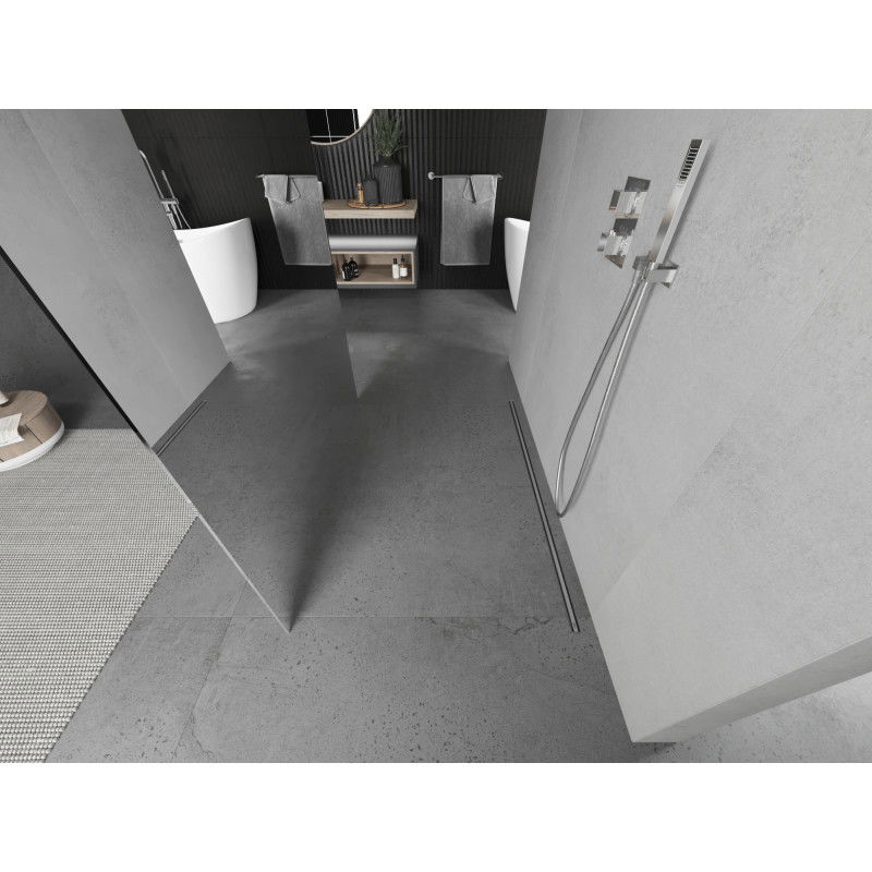 Mexen Kioto свободностояща душ преграда 100 x 200 cm, огледало 8 mm, хром - 800-100-002-01-50