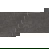 Mexen Dazzle Negro полиран гранитогрес ректифициран, стенна и подова плочка 120 x 60 см, резба - TL423-120-060-03