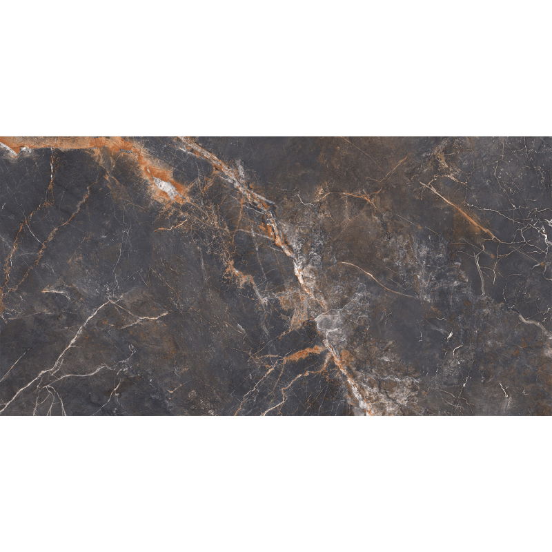 Mexen Visby Черен глазиран гранитогрес ректифициран G1, подово-стенна плочка 120 x 60 cm, гравиране - TL428-120-060-02