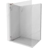 Mexen Lunar L душекран Walk-in ляв 80 x 200 см, прозрачен 8 мм, розово злато - 830L-080-000-60-00-L