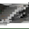 Mexen Kioto свободностояща преграда за душ 100 x 200 cm, огледало 8 mm, розово злато - 800-100-002-60-50