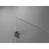 Mexen Lunar преграда за душ Walk-in дясна 50 x 200 cm, прозрачна 8 mm, gun metal - 830-050-000-95-00-P