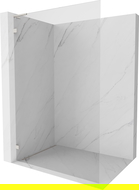 Mexen Lunar L стена за душ тип Walk-in лява 70 x 200 см, прозрачна 8 мм, четкан никел - 830L-070-000-97-00-L
