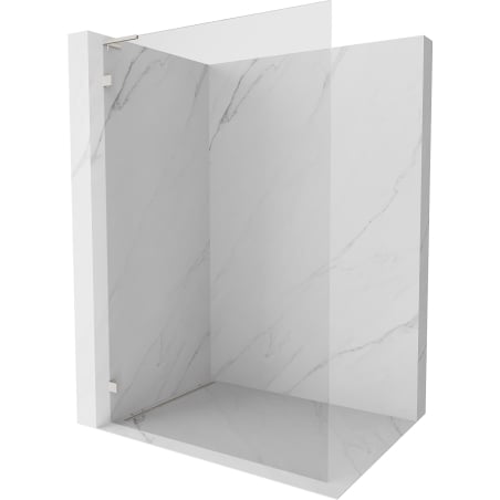 Mexen Lunar L вана преграда Walk-in лява 80 x 200 см, прозрачна 8 мм, никел матов - 830L-080-000-97-00-L