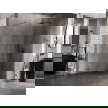 Преградна стена за душ Mexen Lunar Walk-in дясна 100 x 200 см, прозрачна 8 мм, gun metal - 830-100-000-95-00-P