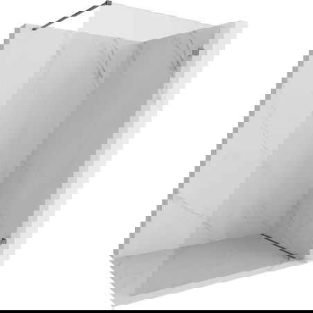 Mexen Lunar стена за душ Walk-in дясна 110 x 200 cm, прозрачна 8 mm, gun metal - 830-110-000-95-00-P