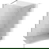 Mexen Lunar стена за душ Walk-in дясна 150 x 200 cm, прозрачна 8 mm, gun metal - 830-150-000-95-00-P