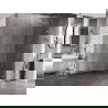 Mexen Lunar преграда за душ Walk-in дясна 80 x 200 cm, прозрачна 8 mm, матов никел - 830-080-000-97-00-P