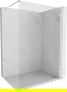 Mexen Lunar Душ параван Walk-in десен 130 x 200 см, прозрачен 8 мм, четкан никел - 830-130-000-97-00-P