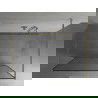 Mexen Kioto свободностояща душ кабина 120 x 200 cm, черна рамка 8 мм, златна- 800-120-002-50-70