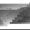 Mexen Kioto свободно стояща душ кабина 120 x 200 cm, черна решетка 8 mm, хром - 800-120-002-01-77