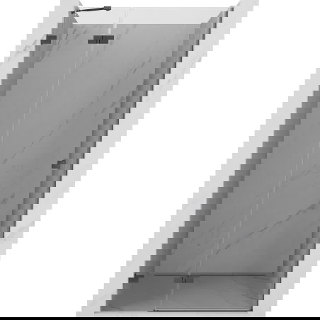 Mexen Lunar душ кабина с лява отваряема врата 120 см, прозрачна, четкано сиво оръжие - 834-120-000-66-00-L