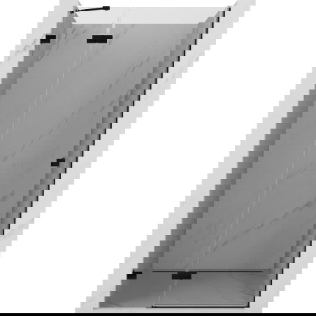 Mexen Lunar душ кабина врати отварящи се леви 90 см, прозрачни, черни - 834-090-000-70-00-L