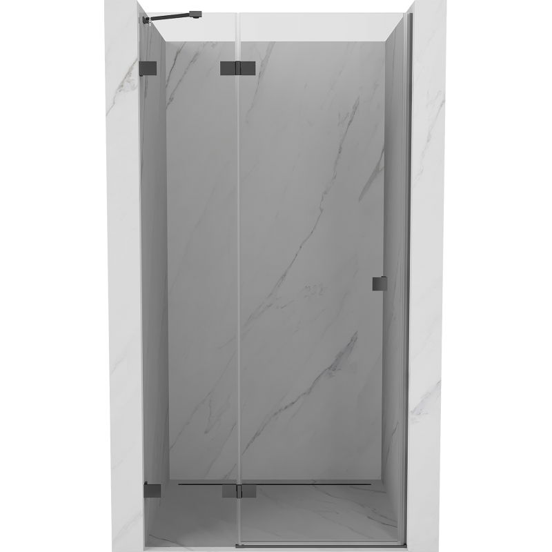 Mexen Lunar лява душ врата, прозрачна, gun metal, 85 см - 834-085-000-95-00-L