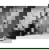 Mexen Lunar лява душ врата, прозрачна, gun metal, 85 см - 834-085-000-95-00-L