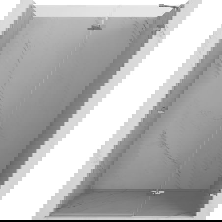 Mexen Lunar врата за душови кабини сгъваеми десни 140 см, прозрачни, хром - 834-140-000-01-00-P