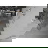 Mexen Kioto самостоятелна душ стена 110 x 200 см, бял мотив 8 мм, хром - 800-110-002-01-85