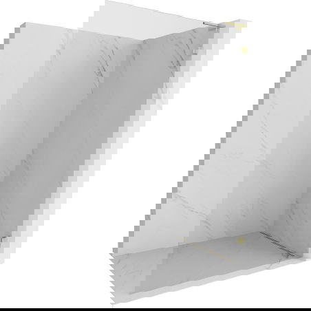 Mexen Lunar L душ стена Walk-in дясна 50 x 200 см, прозрачен 8 мм, златен - 830L-050-000-50-00-P