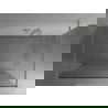 Mexen Kioto свободностояща душа 120 x 200 см, бял модел 8 мм, хром - 800-120-002-01-85