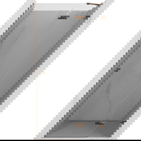 Mexen Lunar Душ кабини с врати в дясно 90 см, прозрачно, розово злато - 834-090-000-60-00-P